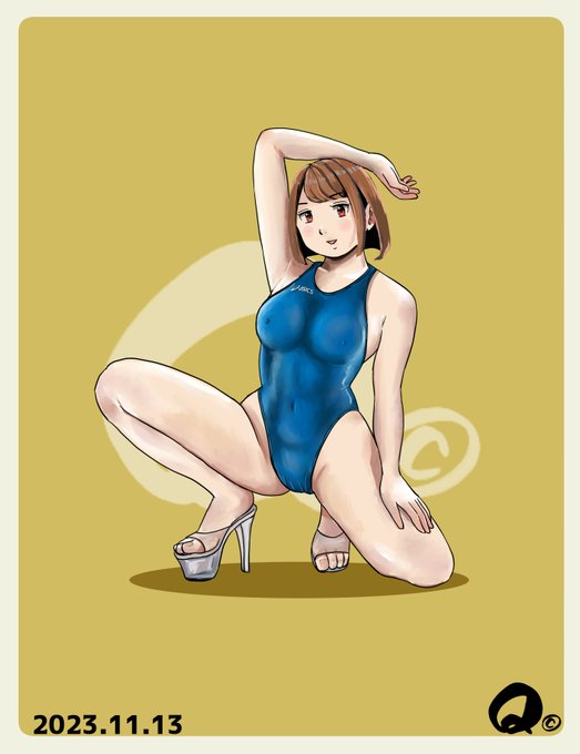 11/13㊊のヒカル先生。
水着モデル風にキメてます😋
今日もムチムチ全開のヒカル先生なのでした～😱 