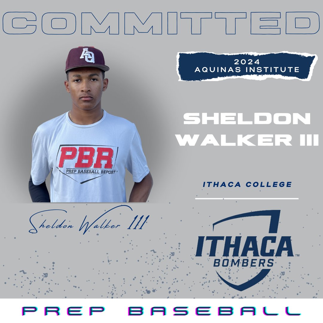 ⚡Commitment Watch⚡

2024 OF|SS Sheldon Walker III (Aquinas Institute) has committed to 
 Ithaca College #congrats 

@TreWalker24 | @Ithaca_Baseball | #committed