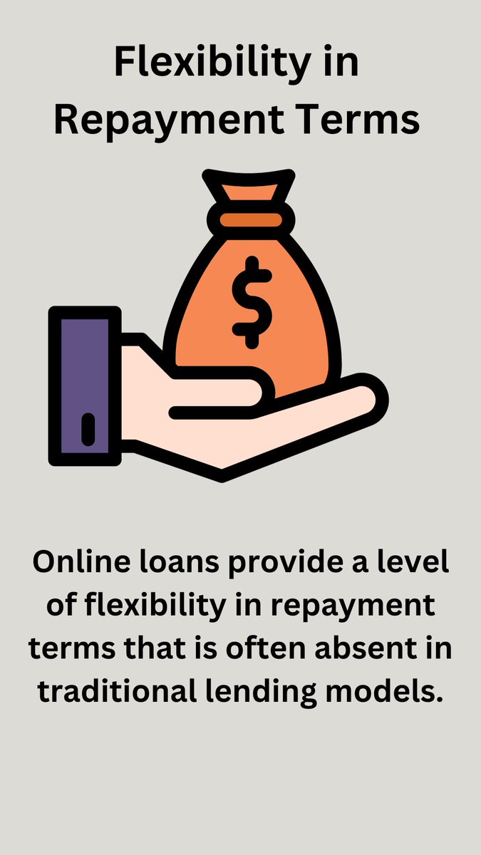 Flexibility in Repayment Terms

Online loans provide a level of flexibility in repayment terms that is often absent in traditional lending models.
If you are interested in reading more about this article, click the link below
Link: bit.ly/3MDX0rj

business,onlineloans