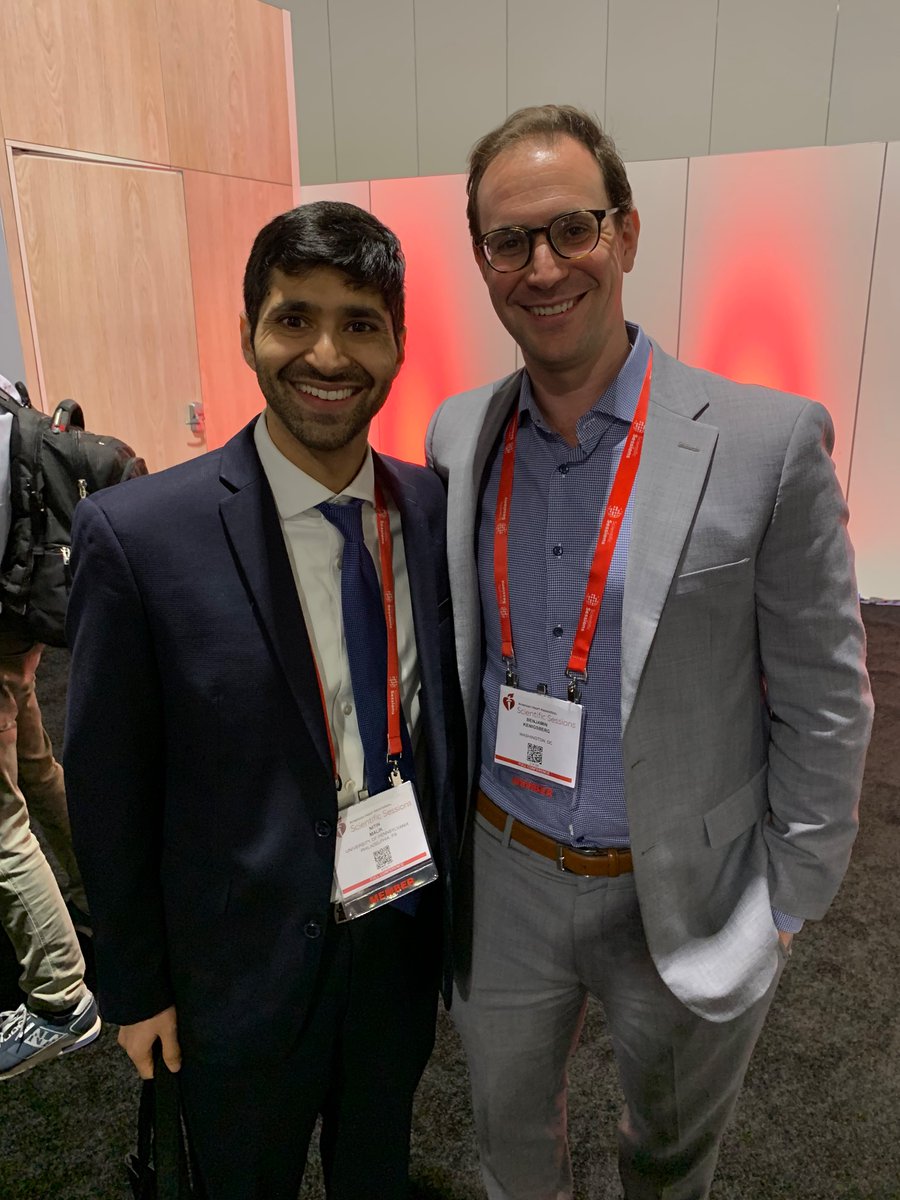 Great to catch up with @GTCardFellows alum & new Penn #echofirst faculty @AHAMeetings @gabyweissman @ckaiseroll @PhilLamMD