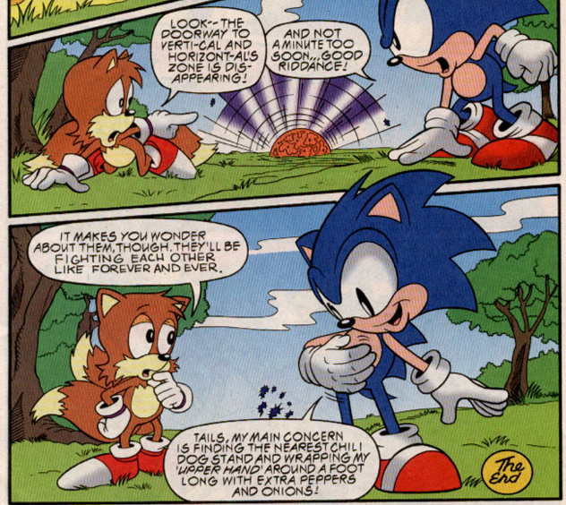 rinshankouhai's tweet photo. they try to reconcile verti-cal and horizont-al by reminding them of their friendship, it flat-out fails, then they escape and sonic's like WELL I STOPPED CARING #sonicdoom https://t.co/qblEfHJ6G6