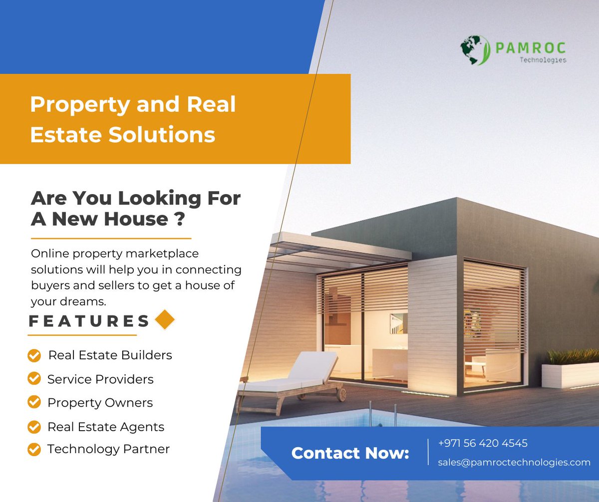 PamrocTech's tweet image. Discover the power of connection in real estate. Our online property marketplace effortlessly links buyers and sellers, making the journey to your dream home smoother than ever. 🤝🏡 
Contact Us:

#PropertyConnection #Online #RealEstate #Solutions #Buyer #Seller #DreamsComeTrue&quot;