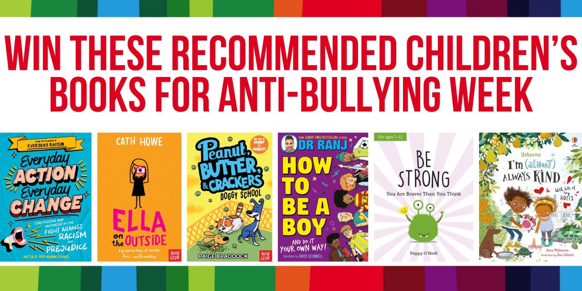 📚SCHOOLS GIVEAWAY 📚 To support #antibullyingweek we have a bundle of SIX children's books to give away to one lucky school. Find out more about these books here: bit.ly/3pYR7dz To enter: RT, FLW & tell us which school you’d give these books to UK Only Ends 19/11