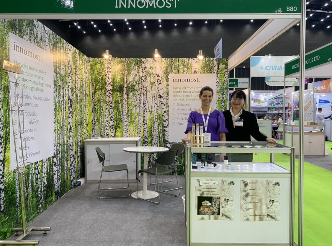 innomost's tweet photo. Thank you all who visited us at @incosmetics Asia!
Upcycling and sustainability are the top trends in cosmetics. Our upcycled biodegradable products are ideal for replacing microplastics and other environmentally harmful ingredients ♻
#greencosmetics #sustainable #ingredients https://t.co/blocPmkCaQ