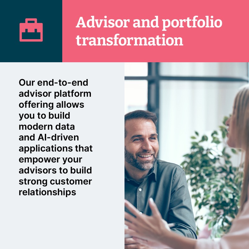 thoughtworks's tweet photo. Excited to unveil our new #WealthManagement solutions.

They boost AUM growth, enhance cost efficiency and revolutionize platforms. They are designed to deliver personalized, seamless client engagement with AI-driven advisor experiences.