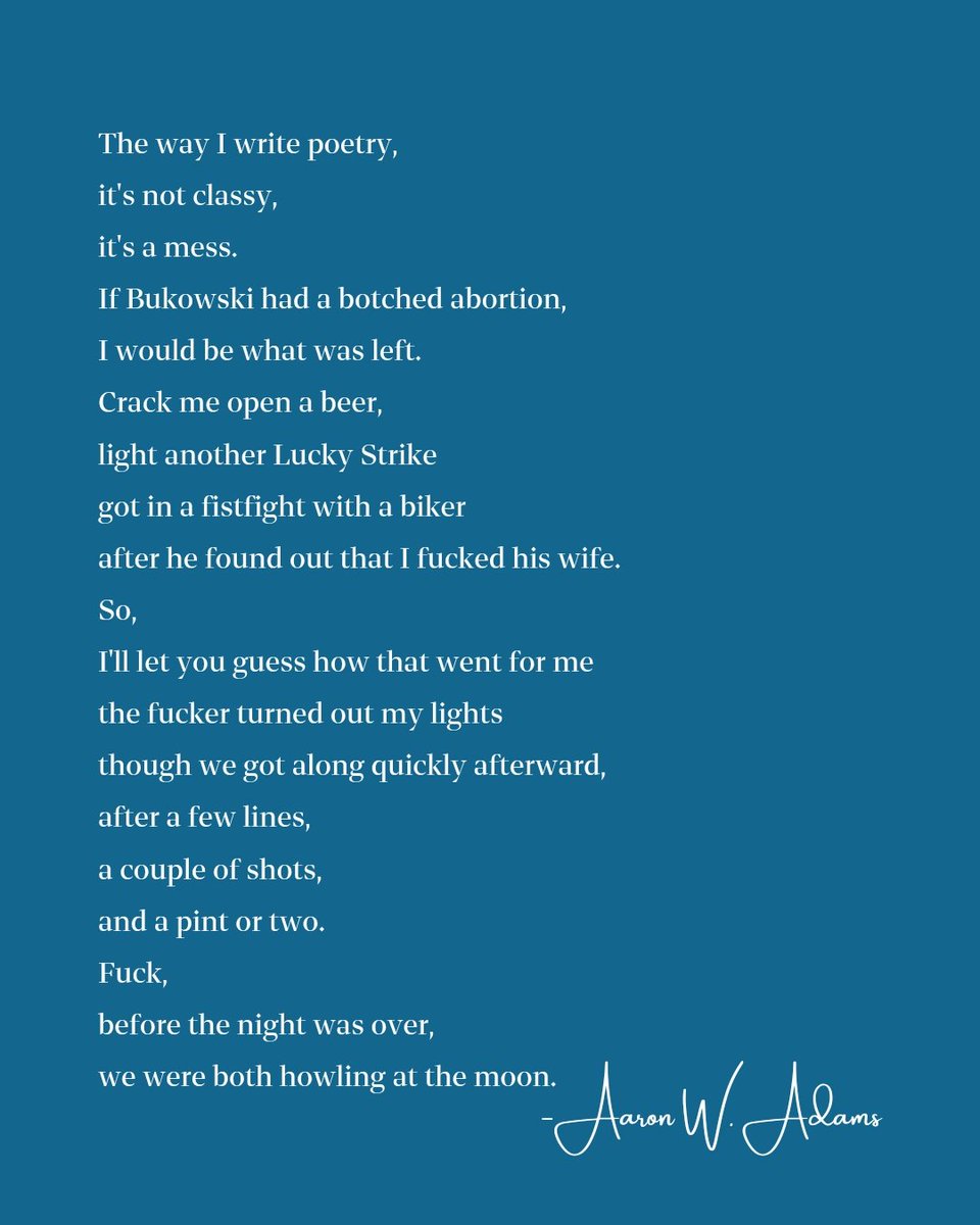 BruceWilson669's tweet image. #aaronadams #originalcharacter #characterwriting 
#fictionalpoet #transgressivepoetry #poetrybyme