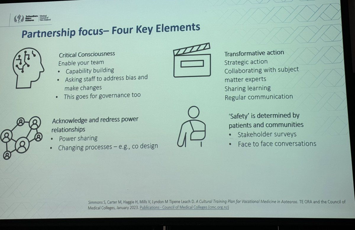 #CulturalSafety training program elements in #NZ @josinclanz @traceymtay @DrChrisCokis @DrAndrewHuang @LiangRhea