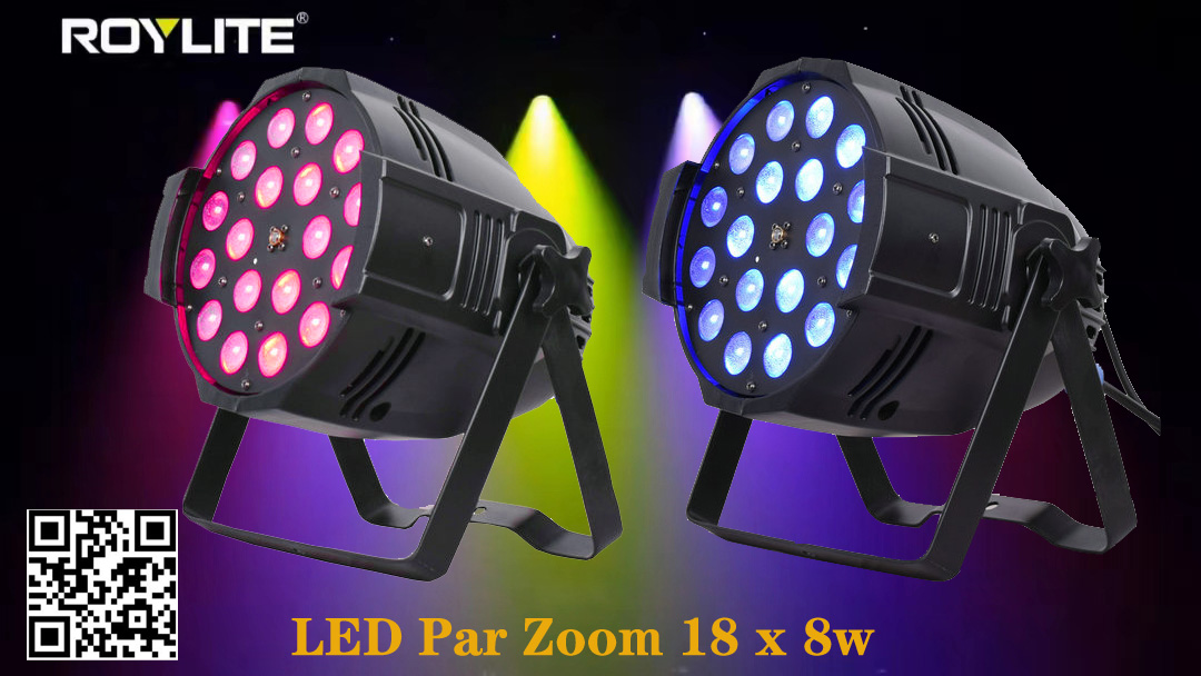 DERNICZHUNG's tweet photo. LED Par Zoom 18 x 8w
Model : R-LPZ18
Brand : ROYLITE
LED :18 x 8w RGBW
beam angle : 10° - 60°
Product description：this is a LED color wash light with zoom,beam angle zooming 10° - 60°， with 18pcs 8w RGBW 4 in 1 LEDs.16 bits smooth dimming.Low noice fan cooling. https://t.co/kPoVU7xVdf