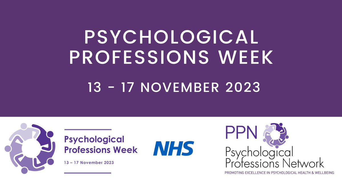 Happy #PsychologicalProfessionsWeek2023 to all! Special wishes to @rdash_nhs @TTherapy_RDaSH @NHSSYICB @HNYPartnership @NEandY_PPN and @PPsIntoAction - thank you for all your work with patients, families, children and colleagues.