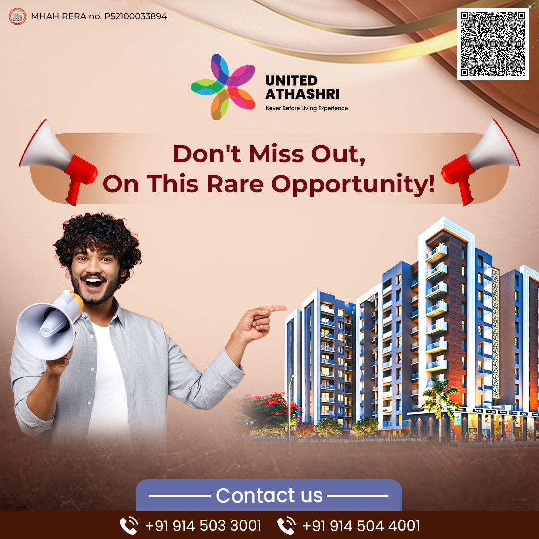 UnitedGroupPune's tweet photo. Luxury is not just about opulence; it's about creating memories that last a lifetime. Come home to United Athashri, where every day feels like a celebration of the extraordinary. Elevate your living experience with us today Call 9145033001/9145044001
#UnitedAthashri #LuxuryLiving https://t.co/zZF8NfGOWa