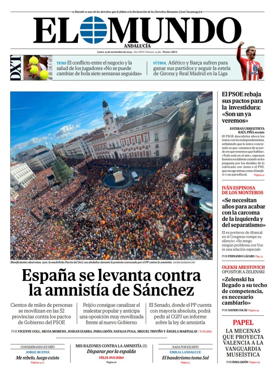 ppandaluz's tweet photo. 🇪🇸 «ESPAÑA NO SE VENDE». 

#EspañaNoSeRinde https://t.co/ZPVsFPE3Hg