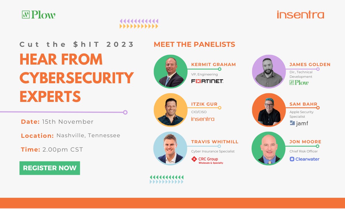 🔒 Curious about Zero Trust Architecture? Join Insentra's CIO/CISO, Itzik Gur, at #CutThe$hIT2023 on 15th Nov! Register now ow.pulse.ly/scdl429hjk

Can't attend? Catch the highlights and discussions on the Cut the $hIT podcast 🌍🎧

#CutThe$hIT2023 #ZeroTrustArchitecture