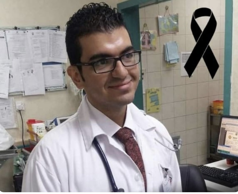 Dr Hamam Allouh, a specialist in Nephrology, was killed along with his family by an Israeli airstrike on their home. When last asked why he doesn’t evacuate he replied: "Who will treat the patients? I didn't study medicine for years to think about my life and leave the patients."