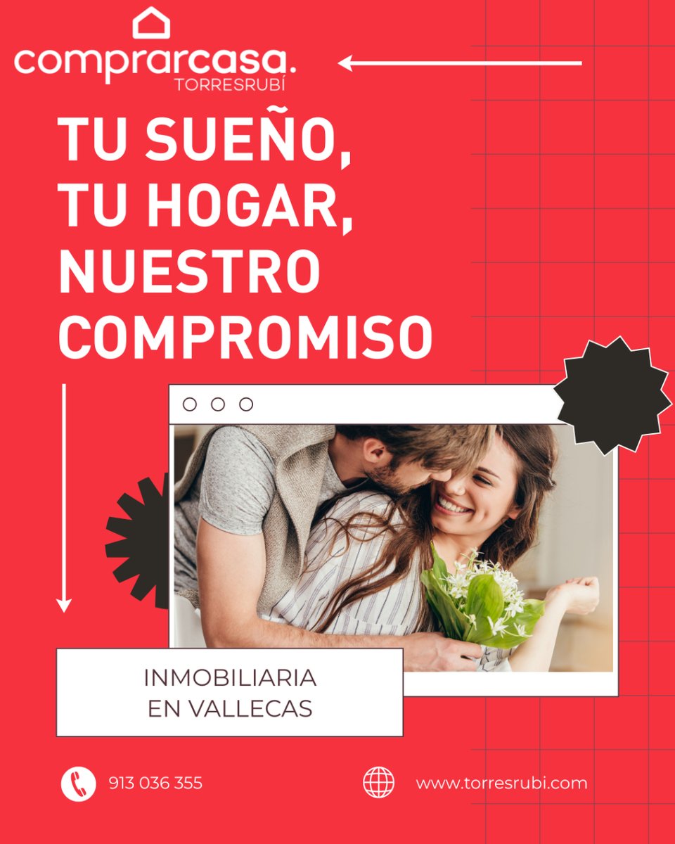 🌟🏡 En Torresrubi, convertimos tus sueños en realidad. Sabemos que un hogar es más que un techo; es el lugar donde crecen tus sueños y florece tu vida. Nuestro equipo está dedicado a encontrar ese espacio perfecto que llames hogar. Déjanos guiarte en este viaje.