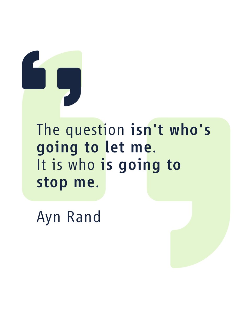 "The question isn't who's going to let me. It is who is going to stop me." - Ayn Rand. Motivation am Montag! Starte jetzt mit der Jobsuche mit dem Link in der Bio und beginne die Reise zu deinem #LieblingsJob!

#mondaymotivation #jobsde #career #socialmedia #twitter