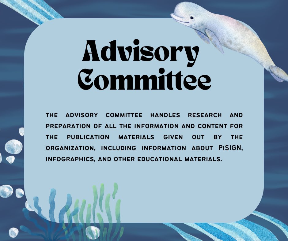 pisignsmc's tweet image. Meet the committees that keeps PiSIGN swimming in the vast ocean!🌊🪼

These committees work hand in hand or should we say fin to fin?😉🐠 To be able to show the best of what PiSIGN can do!🤩

#MeetTheCommittees
#PiSIGN