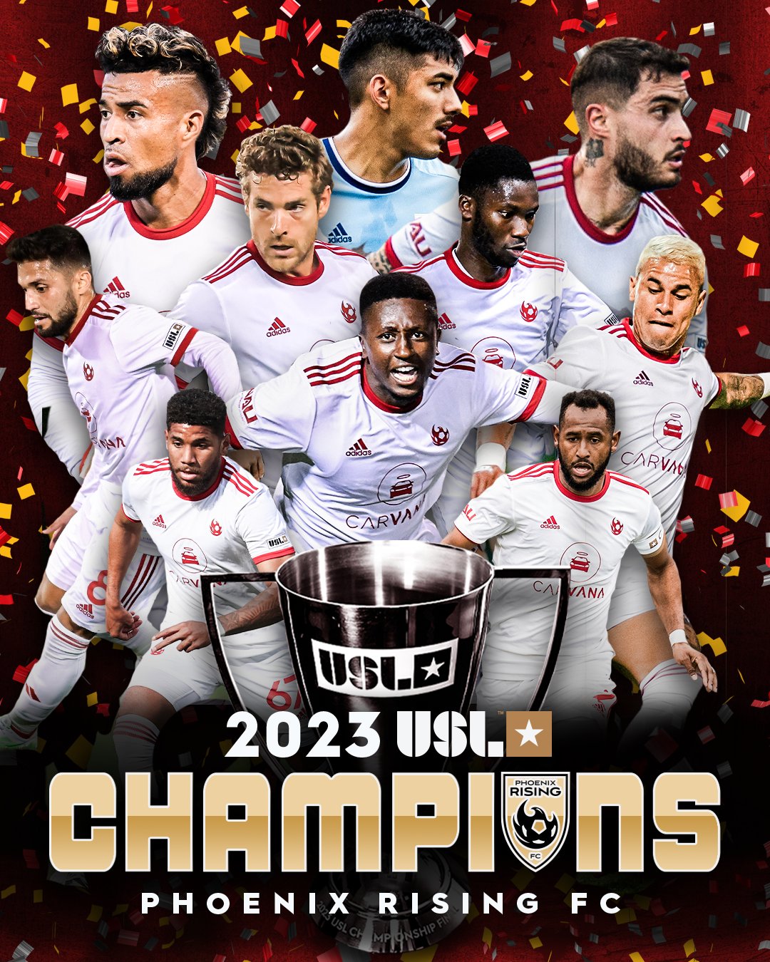 USL Championship on X: 🏆 @PHXRISINGFC ARE THE 2023 USL CHAMPIONSHIP TITLE  WINNERS! 🏆 #IgnitePhoenix