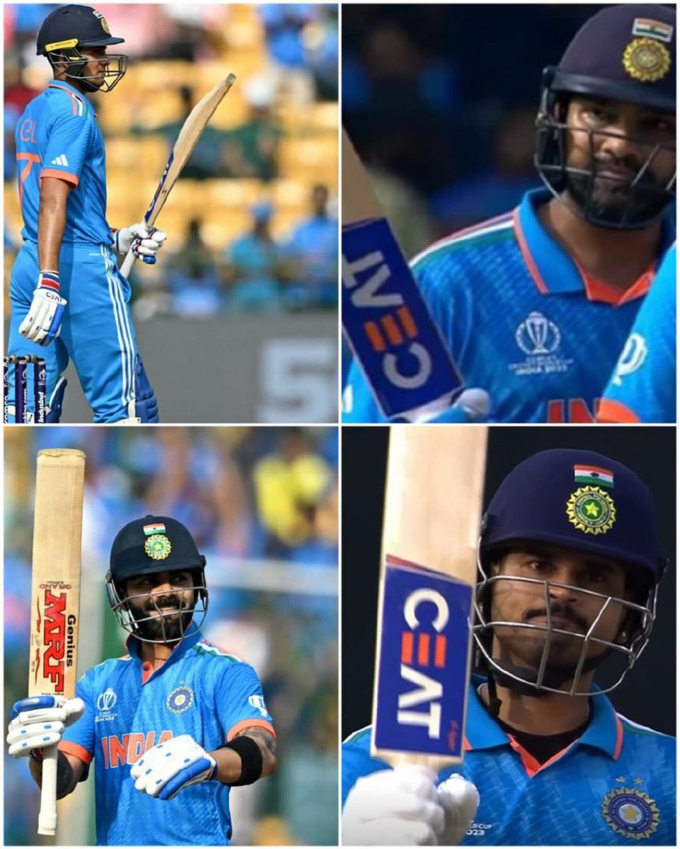 cric_marathon's tweet photo. Rohit to Gill :50 mera,50 tera✅✅
Kohli to Shreyas : 50 mera,50 tera✅
Shreyas to Kl Rahul: 100 mera,100 tera✅

#INDvsNED #sundayvibes #CWC2023INDIA #ViratKohli https://t.co/r9AQkG7zSh