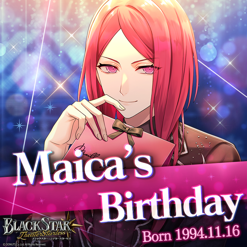 ☆Maica's Birthday ☆ 本日11/16は #マイカ (CV：#村瀬歩 ) の誕生日