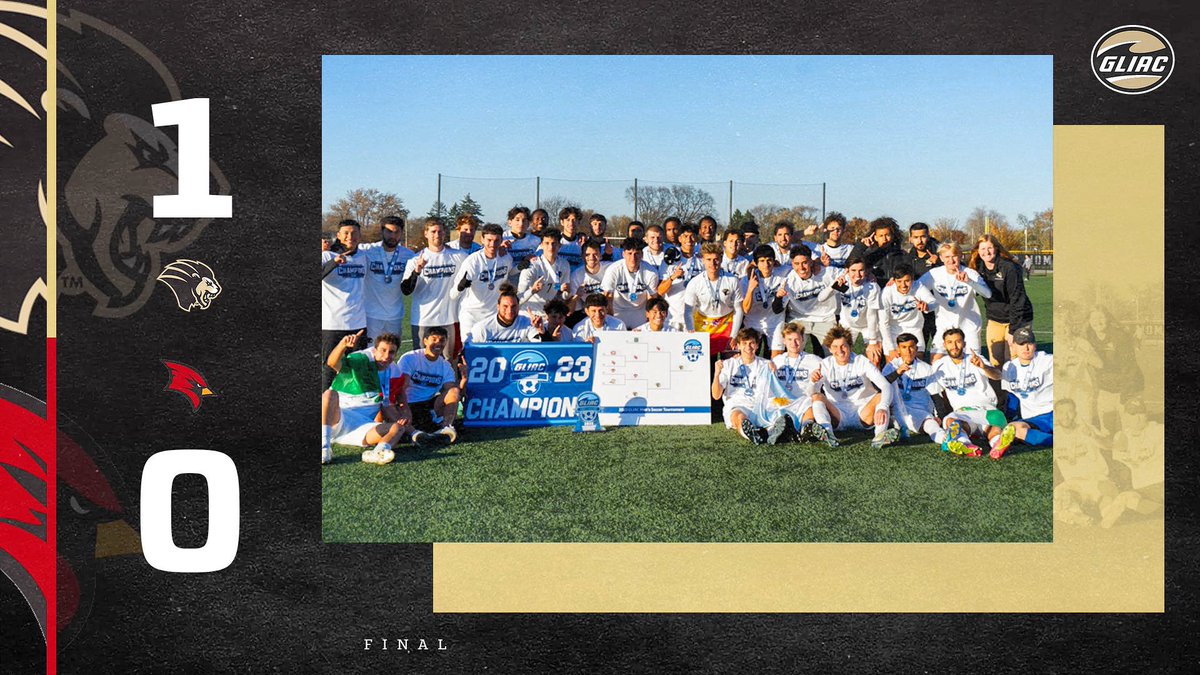 GLIAC Tourney Champions! 🏆 What a feeling! Time to roll onto Nationals!