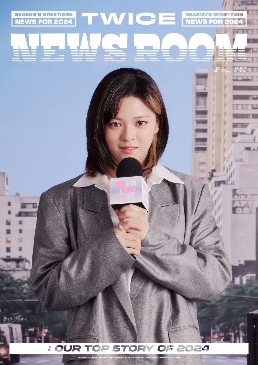 TWICE SEASON’S GREETINGS 2024 TWICE NEWS ROOM : Our Top Story of 2024🎥 #JEONGYEON #정연 PRE-ORDER│2023.11.07 TUE - 2023.11.15 WED (KST) #TWICE #트와이스 #TWICE_NEWS_ROOM #2024SEASONSGREETINGS