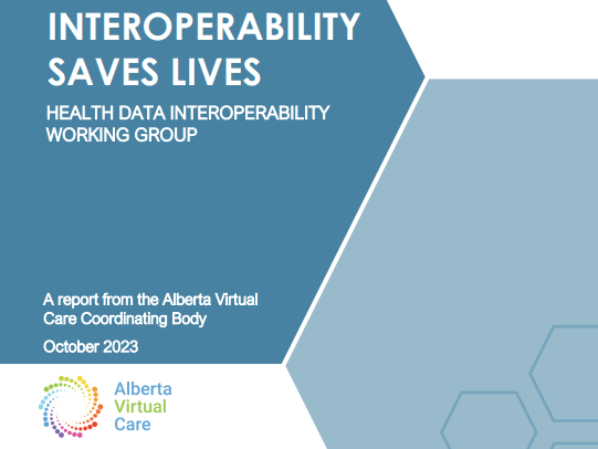 After lots of work and lots of shared learning the 'Interoperability Saves Lives' Report is out: albertavirtualcare.org I have shared some thoughts on why we believe this is important here: copilot.gregswings.ca/posts/45342077 #thinkdigitalhealth #interoperabilitysaveslives @ABVirtualCare