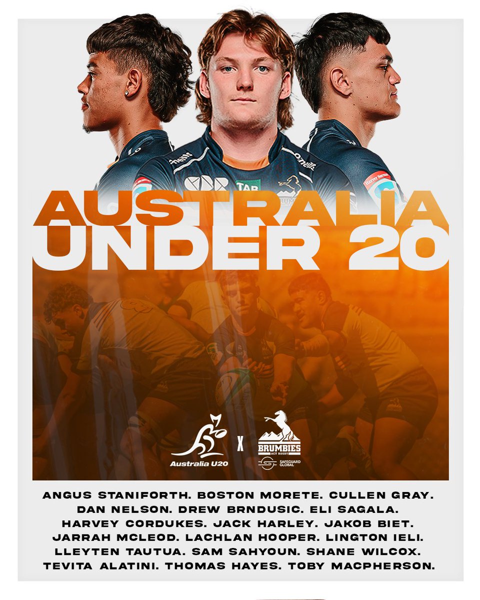 18 Brumbies selected in the Australia U20 preliminary squad 🐴🔥