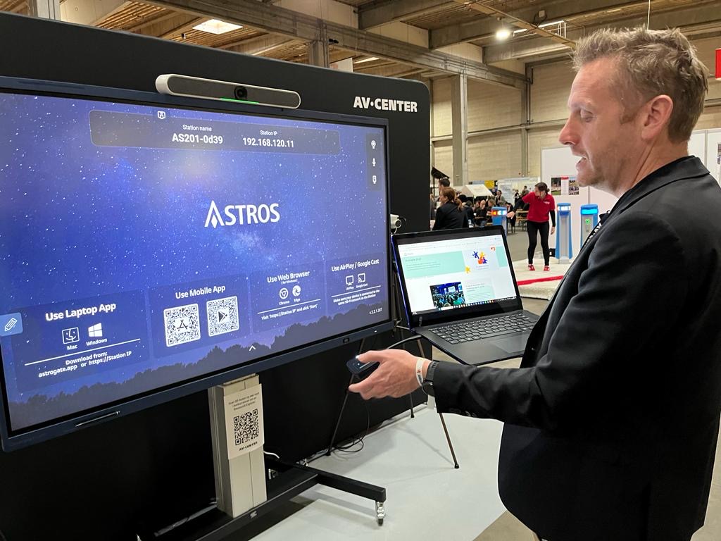 astrogateinc's tweet photo. 🚀 Exciting times at Årsmøde 2023 in Fredericia! 🎉 Last week, https://t.co/szdHieFR8K stole the spotlight by showcasing ASTROS Wireless Presentation Solution. https://t.co/RWHvtx4VXt