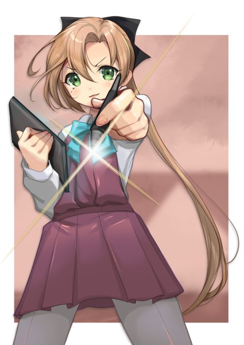 そろそろ秋雲さんが病み始める頃という事で、まだ元気な状態の絵を描いておこう 