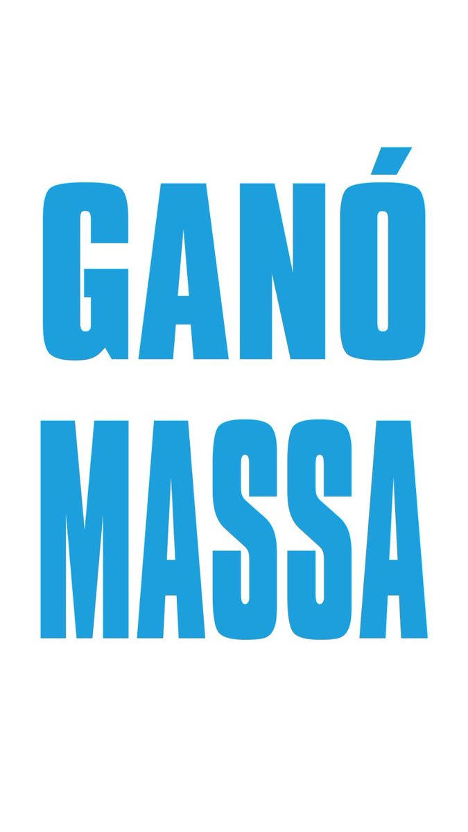 #GanóMassa 🇦🇷 #MassaPresidente