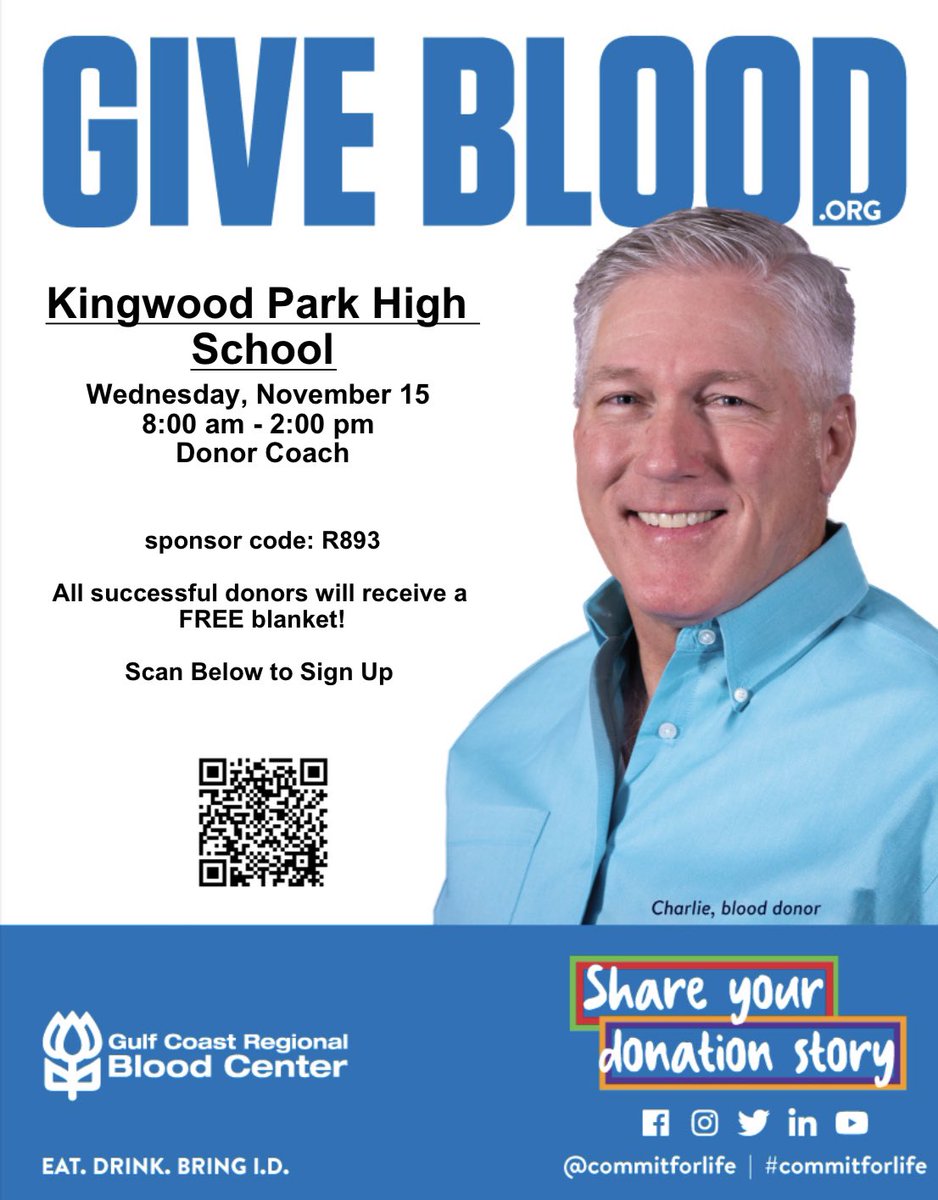 KPHS_HOSA's tweet image. HOSA’s next blood drive will take place on Wednesday November 15. Help us keep the blood supply strong! Sign up to donate! #savelives #commitforlife @HumbleISD_KPHS @commitforlife