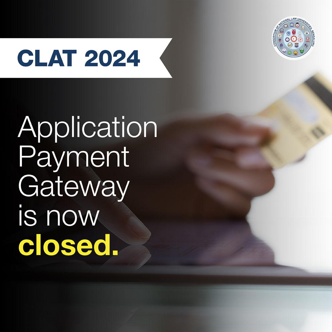 ConsortiumNLUs's tweet image. Attention #CLAT2024 candidates. The application payment gateway is now closed.   

#CLAT #lawentrance #CLATaspirants #NLU #lawexam #CLATpreparation #lawentranceexam #lawstudents #judiciary #lawcolleges #nationallawuniversities #LLM #LLB #consortiumofNLUs