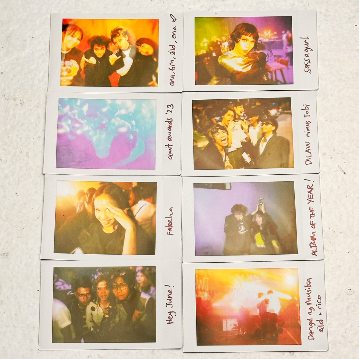 A few bits from the #AwitAwards2023 on Instax 💕