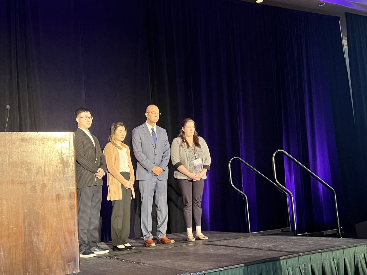 I was thrilled to announce the winners of the #AMIA2023 student paper competition today! Congrats to the winners &amp; to all the students who presented their work at the symposium. Thank you to the judges for their hard work in selecting the winners.#AMIAsymposium <a href="/AMIAinformatics/">AMIA</a>