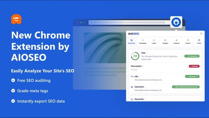 wpbeginner's tweet photo. Today, we are excited to share more about our Google #Chrome extension, All in One SEO Analyzer, which shows you all your SEO details in a click 🎉

We built this tool to help you save time with #SEO checks, so you can focus on creating great #content 👇🏽
https://t.co/LYkms4m6pi https://t.co/U0aBauFPDY