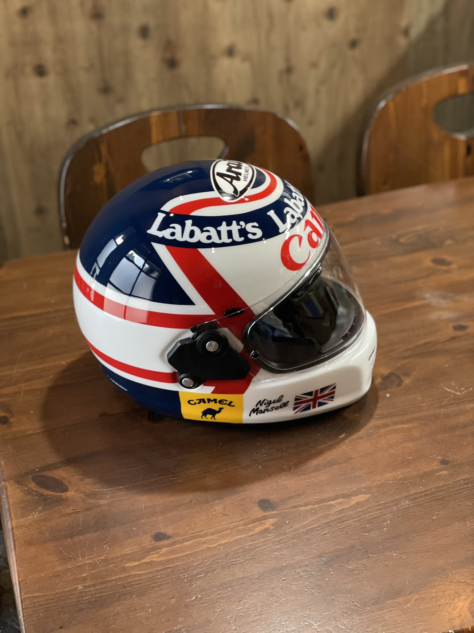 ナイジェル マンセル 色紙（違ってたらごめんなさい） ナイジェル マンセル 色紙（違ってたらごめんなさい） 1994年F1