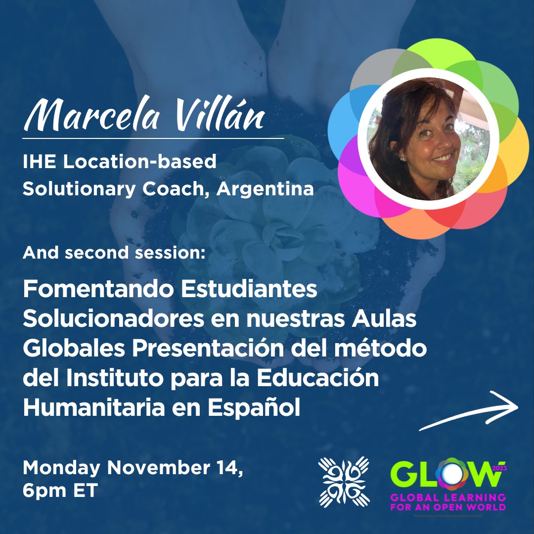 Marcela Villan♥️#T4countryambassador (@marcelavillan1) on Twitter photo Estaré presentando en la GLOW Conference representando al Instituto para la Educación Humana.
Espero encontrarte allí!
<a href="/HumaneEducation/">Institute for Humane Education</a> Estaré presentando en la GLOW Conference representando al Instituto para la Educación Humana.
Espero encontrarte allí!
<a href="/HumaneEducation/">Institute for Humane Education</a>