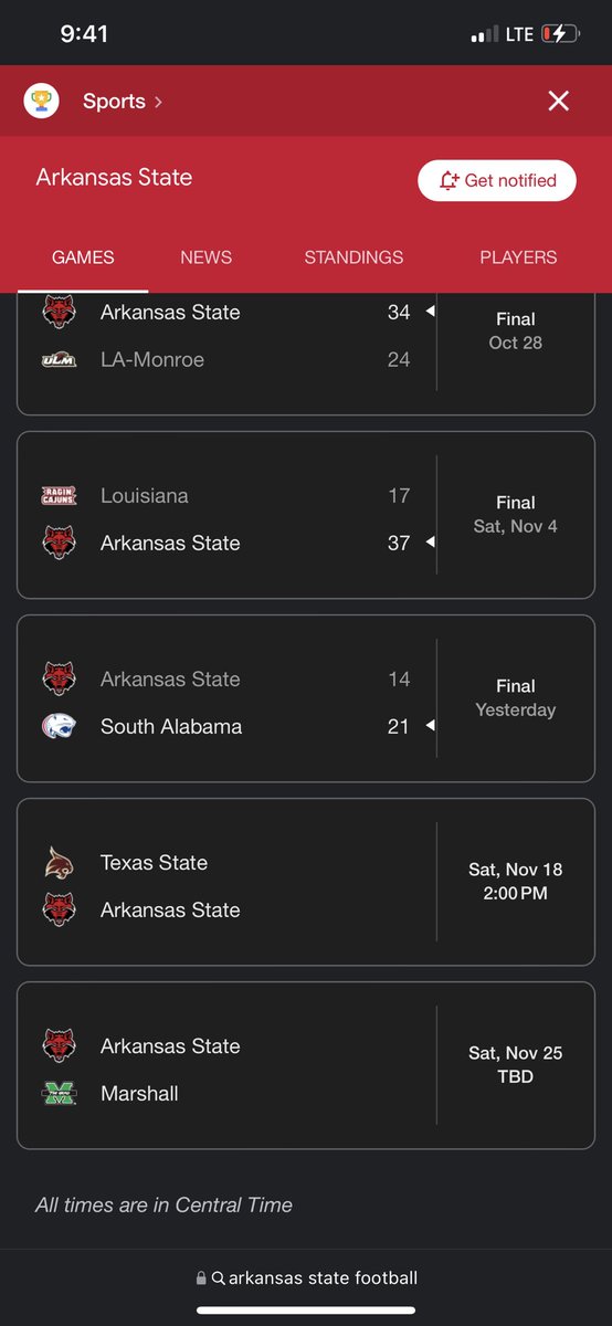 2 games left 
1 game away from bowl eligibility 
0 room for error 

Who do we get that 6th win against? 
#WolvesUp