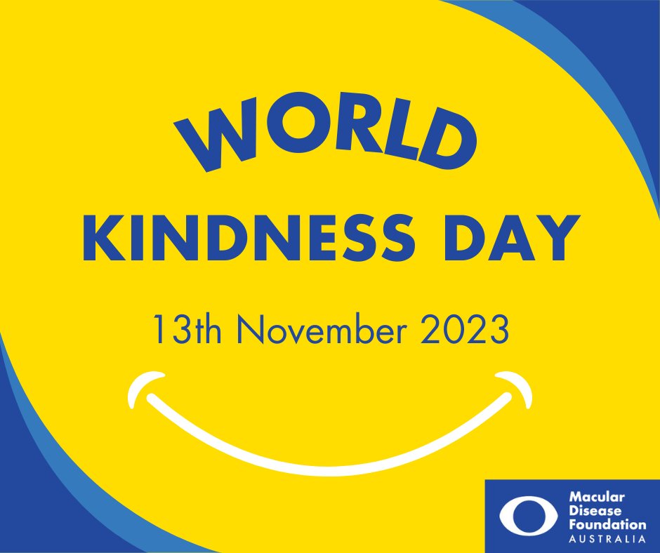 Today is #WorldKindnessDay, a day to celebrate the power of kindness and compassion. Remember, even the smallest act of kindness can make a big difference. 

Let’s spread love, not just today, but every day.

#kindness #love #positivity #maculardisease #MDFA