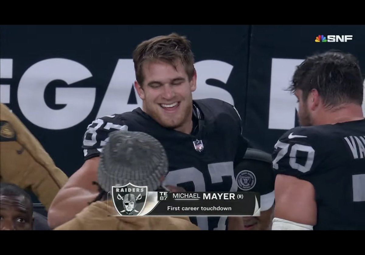 Big time TD to Colonel great @MMayer1001 !  Congrats on his first NFL TD.