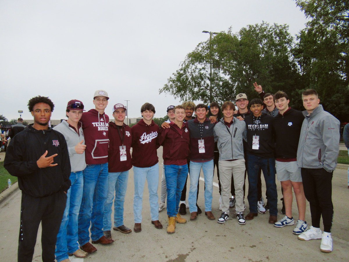 Amazing weekend with <a href="/AggieBaseball/">Texas A&M Baseball</a> on the official! This group of guys is going to be special