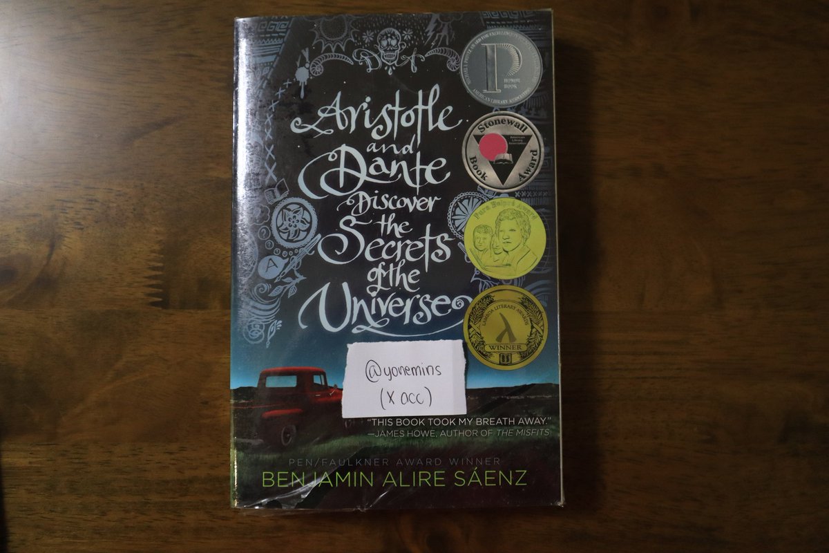 yonemins's tweet photo. wts lfb ph aristotle and dante discover the secrets of the universe

— onhand &amp; unsealed
— rush-selling
— P350 (P300 if payo)
— mop gcash
— mod ggx, flash, j&amp;t
— dm me for more info!

wts lfb ph aristotle and dante benjamin alire saenz https://t.co/zdgeM8BIYS