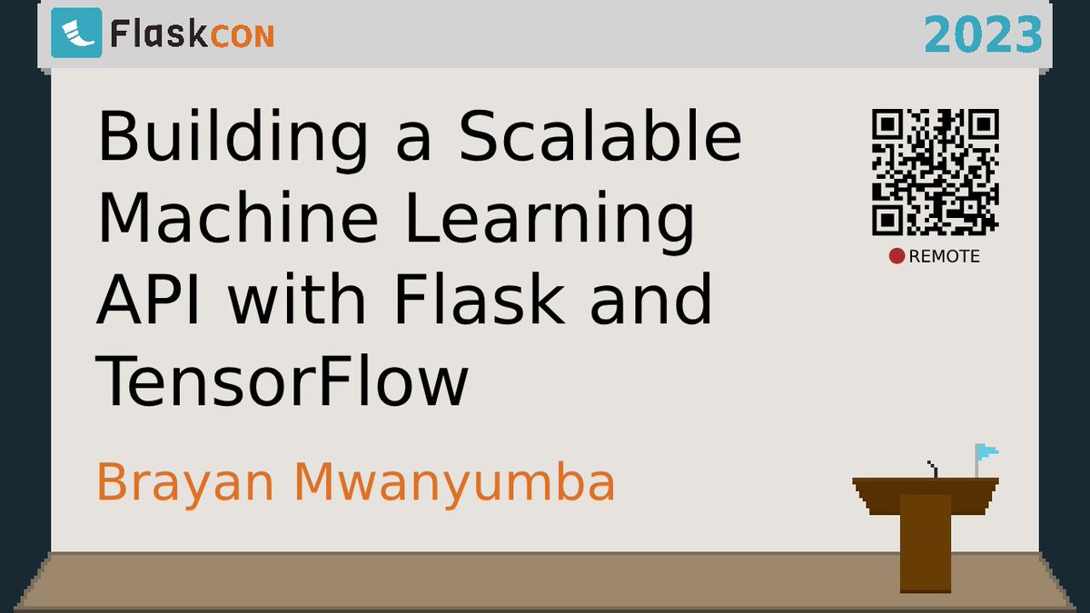 FlaskCon's tweet image. 🎉 Announcing    

Building a Scalable Machine Learning API with Flask and TensorFlow
      by  
Brayan Mwanyumba @Kai_mwanyumba

#python #flaskcon #remote