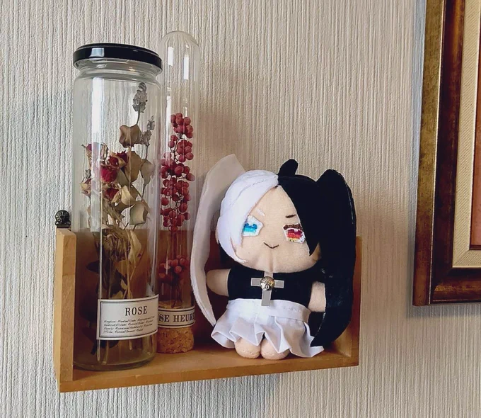 創作友達のかりんとちゃんから!
手作りの!聖ぬいをいただいちゃいました!😫💕
かりんとちゃん宅のさいかくんと一緒🥹 