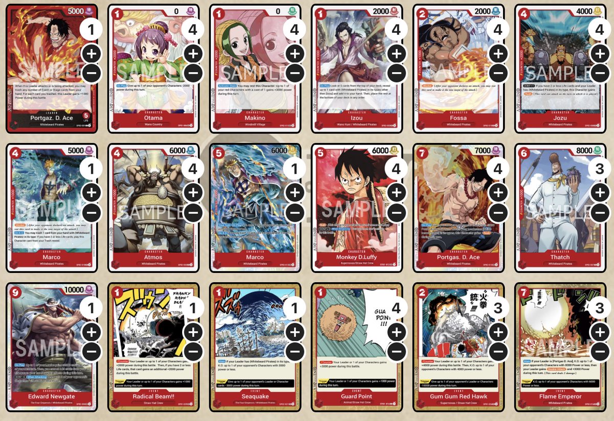 OPtopdecks's tweet photo. NA: Top Cut Event Treasure Cup (512players) Top 4 deck (banlist applied).
Winner: Raymond Gomez,  Green Purple Doffy
#onepiececardgame https://t.co/sjJLzSP5Si
