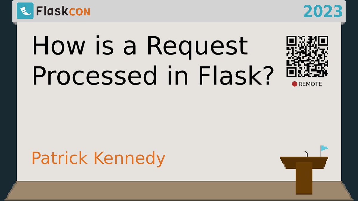 FlaskCon's tweet image. 🎉 Announcing

How is a Request Processed in Flask?
      by   
Patrick Kennedy @patkennedy79

#python #flaskcon #remote