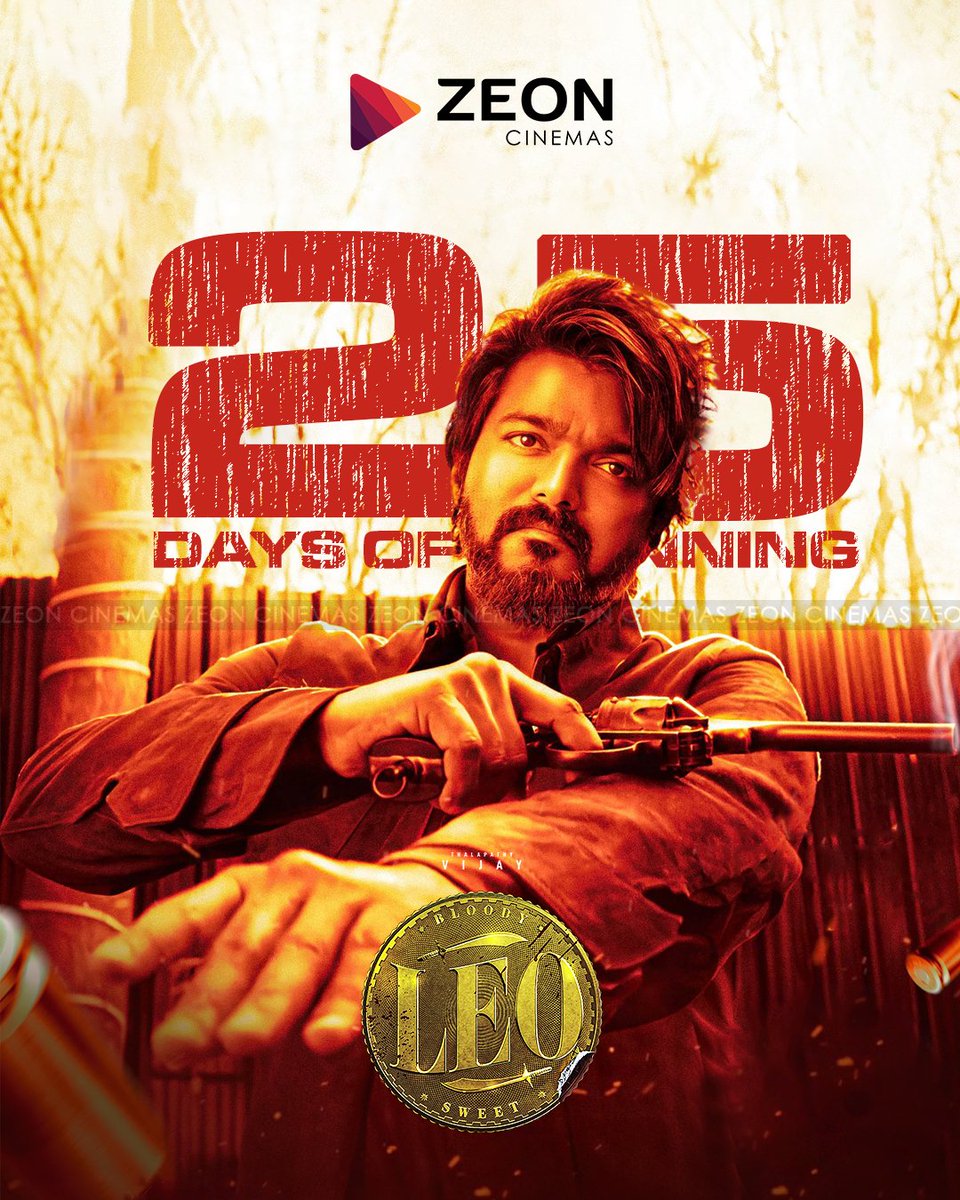 #Leo 🧊🔥 #25days #runningsuccessfully 
#LeoIndustryBlockbuster