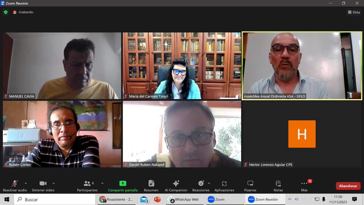 mfoliva's tweet image. Ayer 11/11, @ASRAOK ASRA, Memoria y Balance y designación de nueva Comisión Directiva 2023-2025   (@mfoliva presidente, @primosich secretario, @aleterri  tesorero). Se inicia una nueva etapa. ¡Gracias a todos los/as colegas que nos acompañaron en esta gestión!