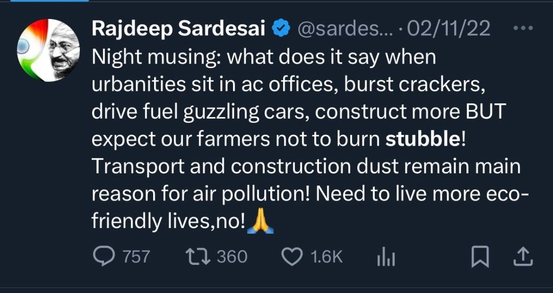 SureshNakhua's tweet photo. Quite rich when coming from Habitual #FakeNewsPeddler & #MadisonSquareRuffian @sardesairajdeep who need Air conditioners 24x7 & use Diesel guzzling SUVs daily !!! https://t.co/uIdySZD55B