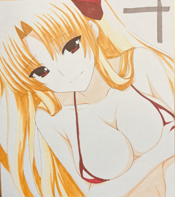 アナログでマイクロビキニなエレシュキガル～ こぼれ落ちるのだわ^^